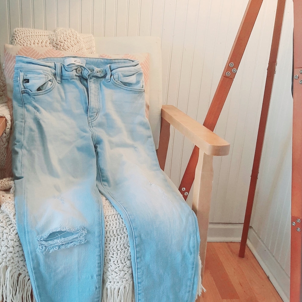 Light Wash High Rise KanCan Skinny Jeans